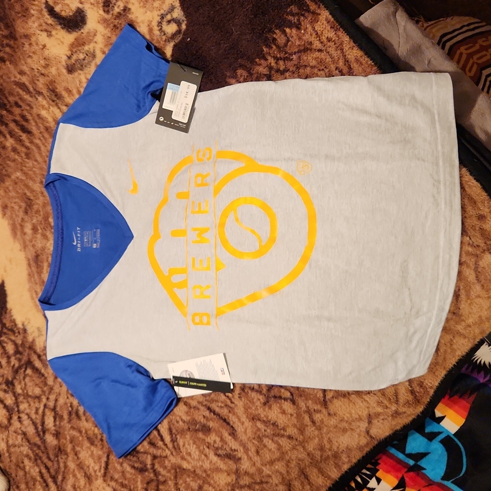 Milwaukee Brewers Nike dri-fit v-neck